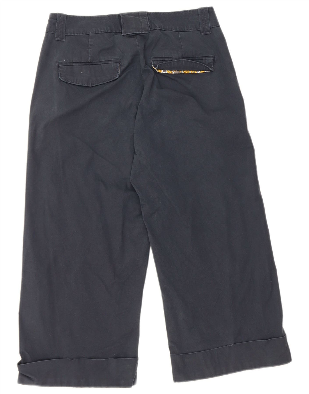 Lee Damen-Caprihose mit niedriger Taille, US 4, Größe S, W28, L20, Marineblau, Baumwolle