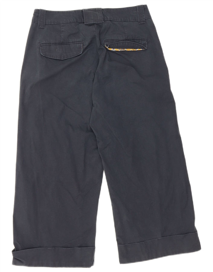 Lee Damen-Caprihose mit niedriger Taille, US 4, Größe S, W28, L20, Marineblau, Baumwolle