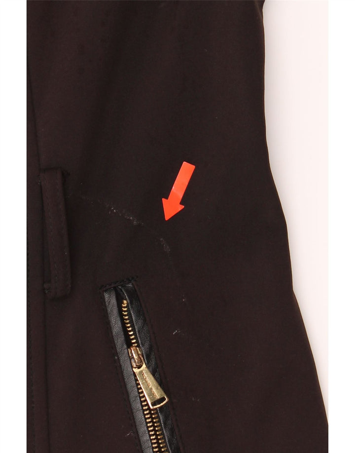 MICHAEL KORS Womens Overcoat UK 14 Medium Brown Polyester Vintage Michael Kors and Second-Hand Michael Kors from Messina Hembry 