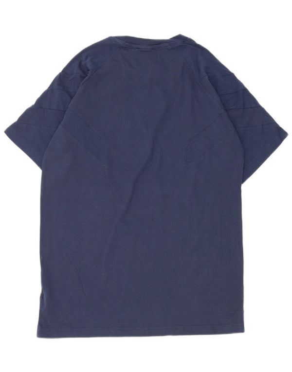 Adidas Herren T-Shirt Top Medium Marineblau Baumwolle
