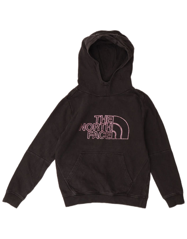 The North Face Mädchen-Pullover mit grafischem Kapuzenpullover, 9–10 Jahre, mittelschwarz, Baumwolle