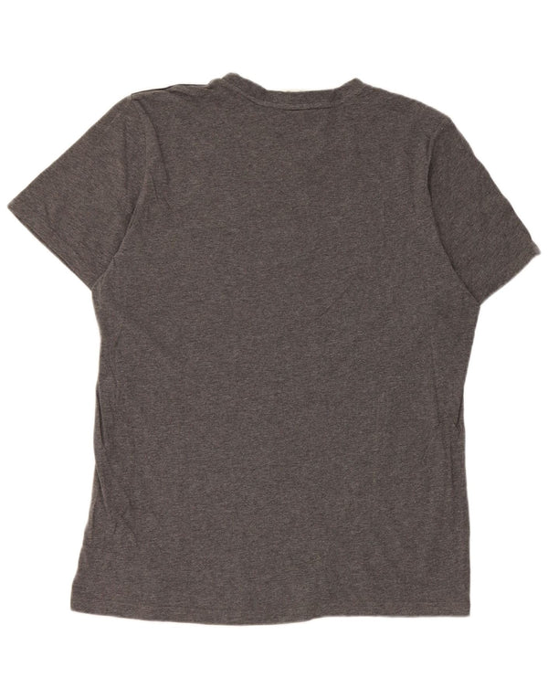 Adidas Herren T-Shirt Top Large Grau Baumwolle