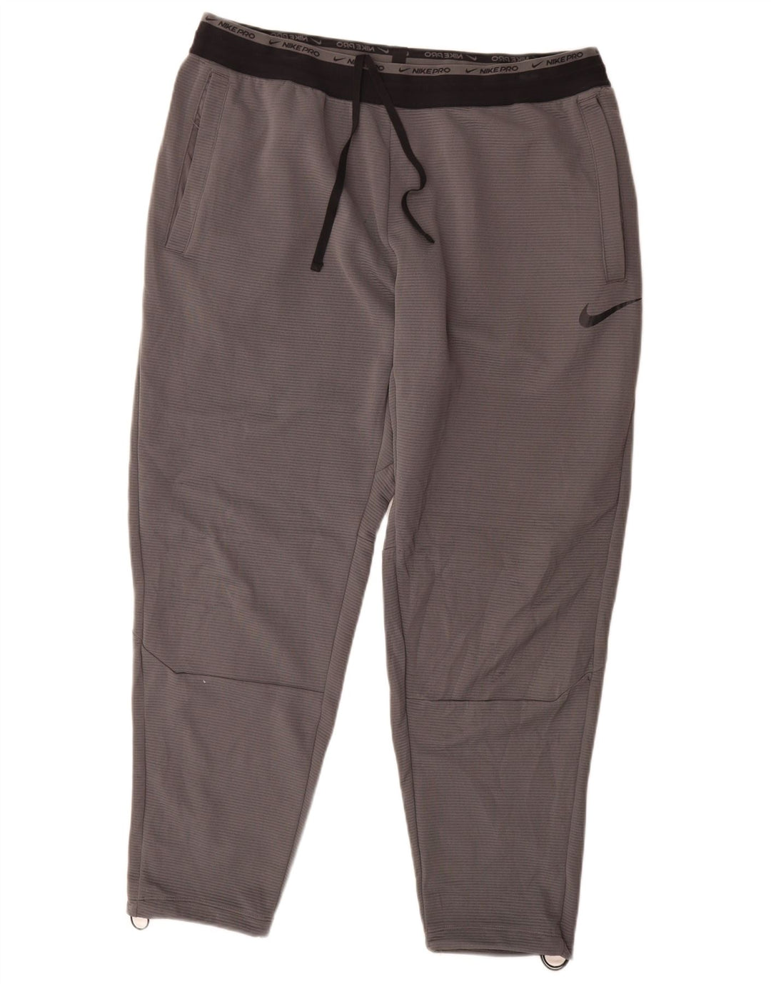 Nike Herren Dri Fit Trainingshose 2XL Graues Colourblock-Polyester