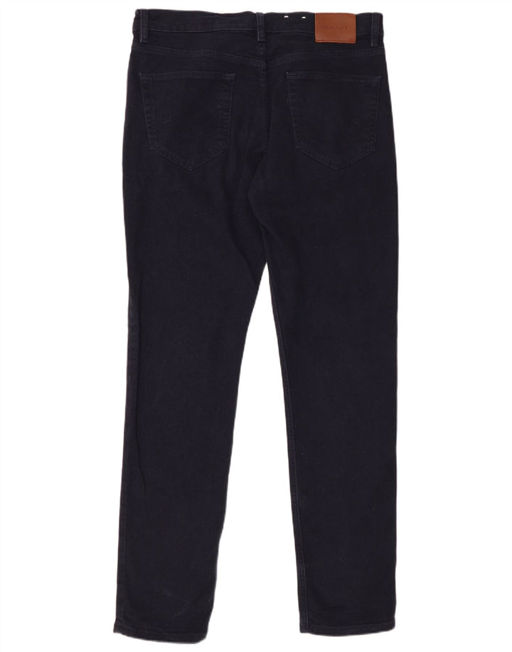 GANT Herren Slim Jeans W33 L32 Marineblaue Baumwolle