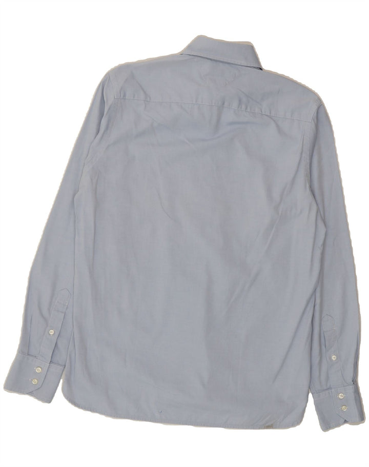TOMMY HILFIGER Mens Shirt Small Blue Cotton Vintage Tommy Hilfiger and Second-Hand Tommy Hilfiger from Messina Hembry 