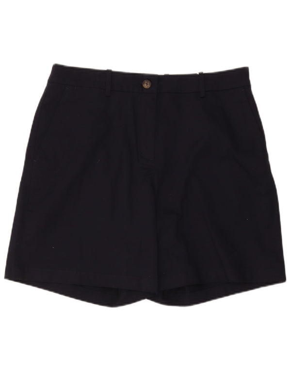 Gant Damen Chinoshorts UK 14 Large W34 Marineblaue Baumwolle