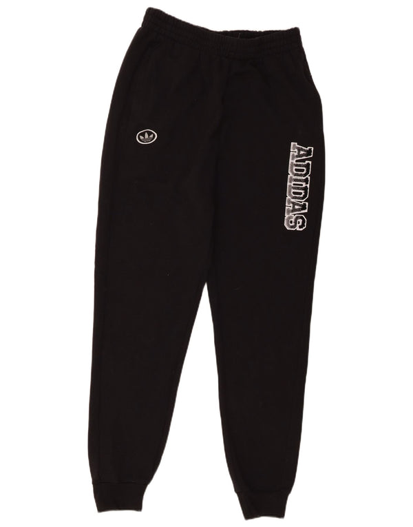 Adidas Jungen Trainingshose mit Grafik, Jogger, 15–16 Jahre, schwarze Baumwolle