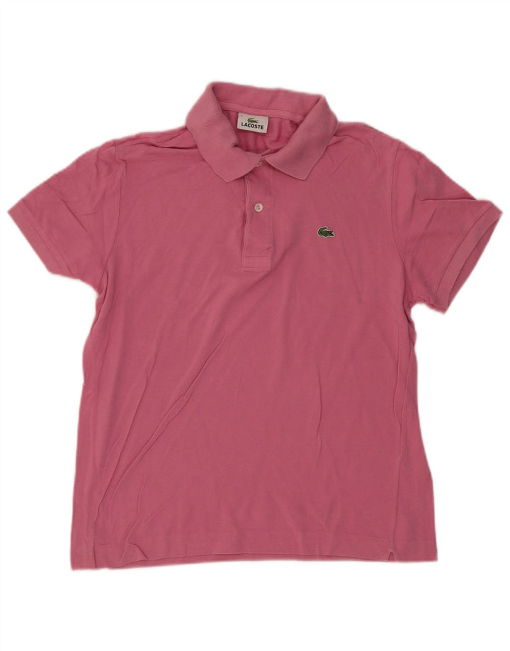 LACOSTE Herren-Poloshirt, Größe 4, mittelrosa, Baumwolle