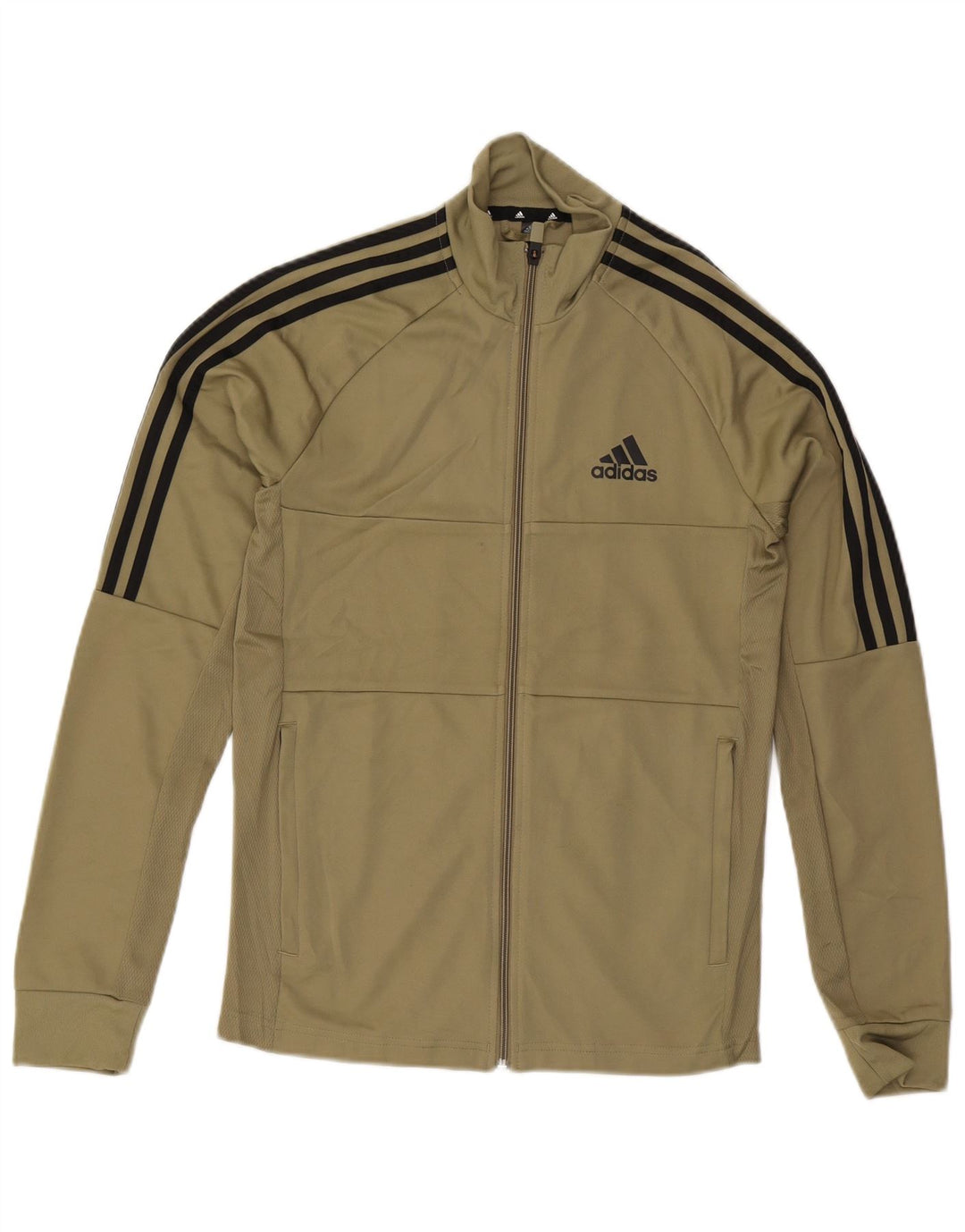 ADIDAS Herren Aeroready Trainingsanzug Top Jacke Small Khaki Polyester