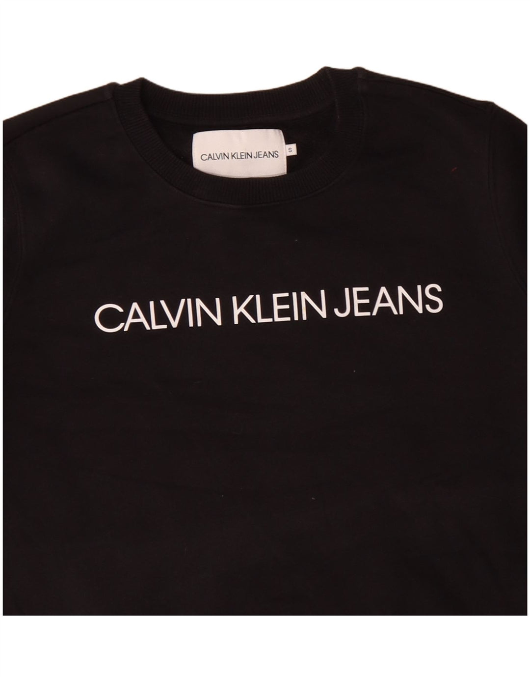 CALVIN KLEIN JEANS Damen-Sweatshirt in Übergröße, Gr. 10, Größe S, Schwarz