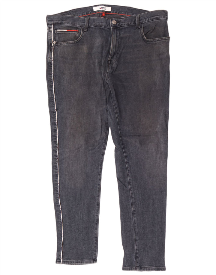 Tommy Hilfiger Herren Slim Jeans W38 L32 Blaue Baumwolle
