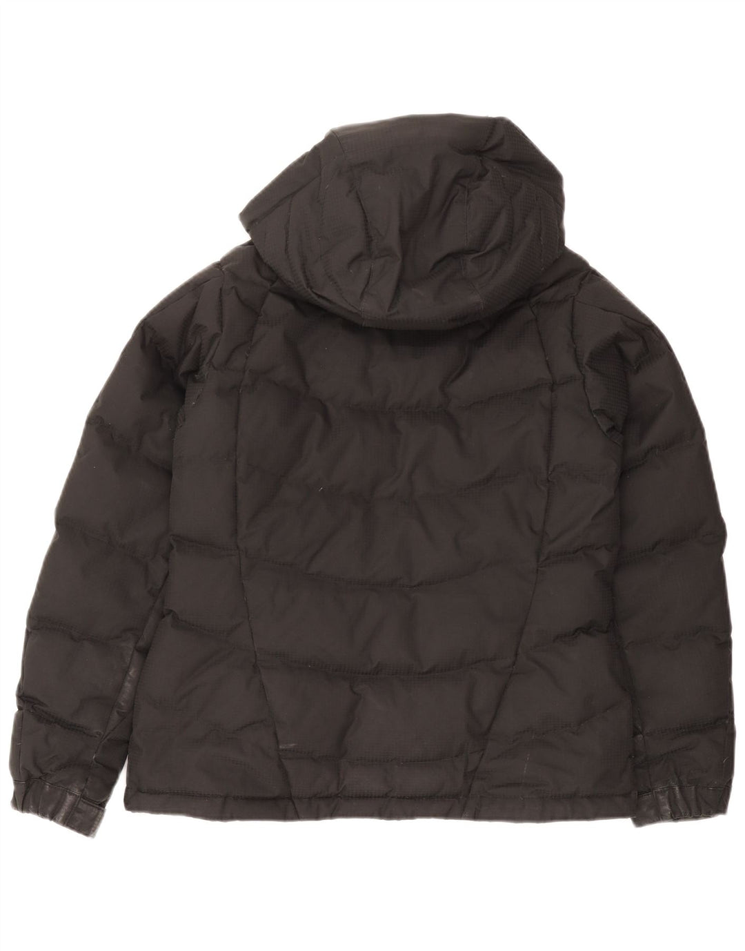 The North Face Wattierte Damenjacke mit Kapuze, UK 14, Mittelschwarz, Polyester