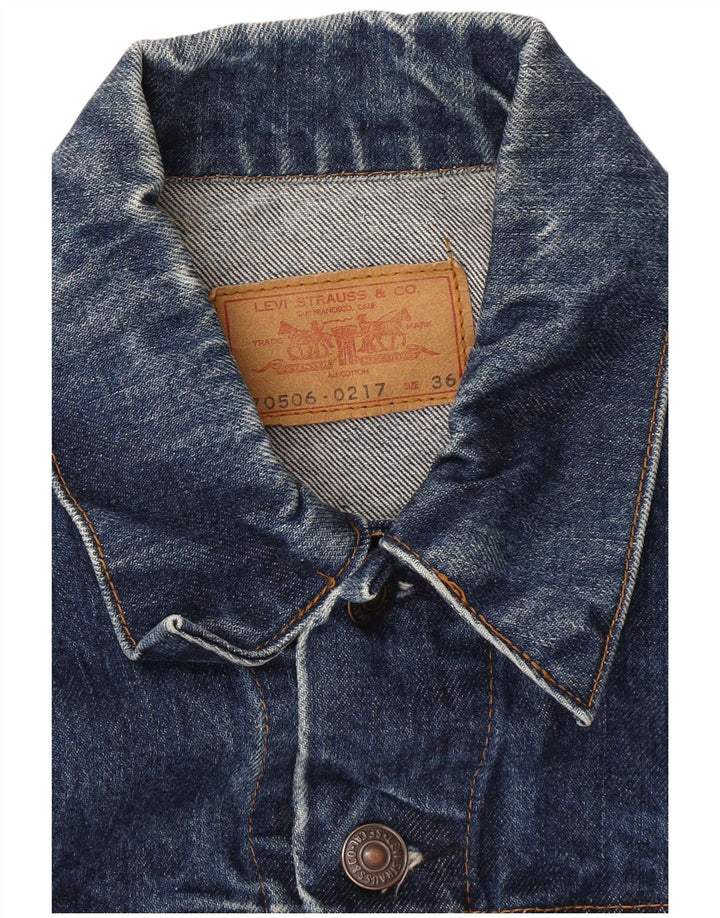 LEVI'S Damen Jeansjacke EU 36 Small Blau