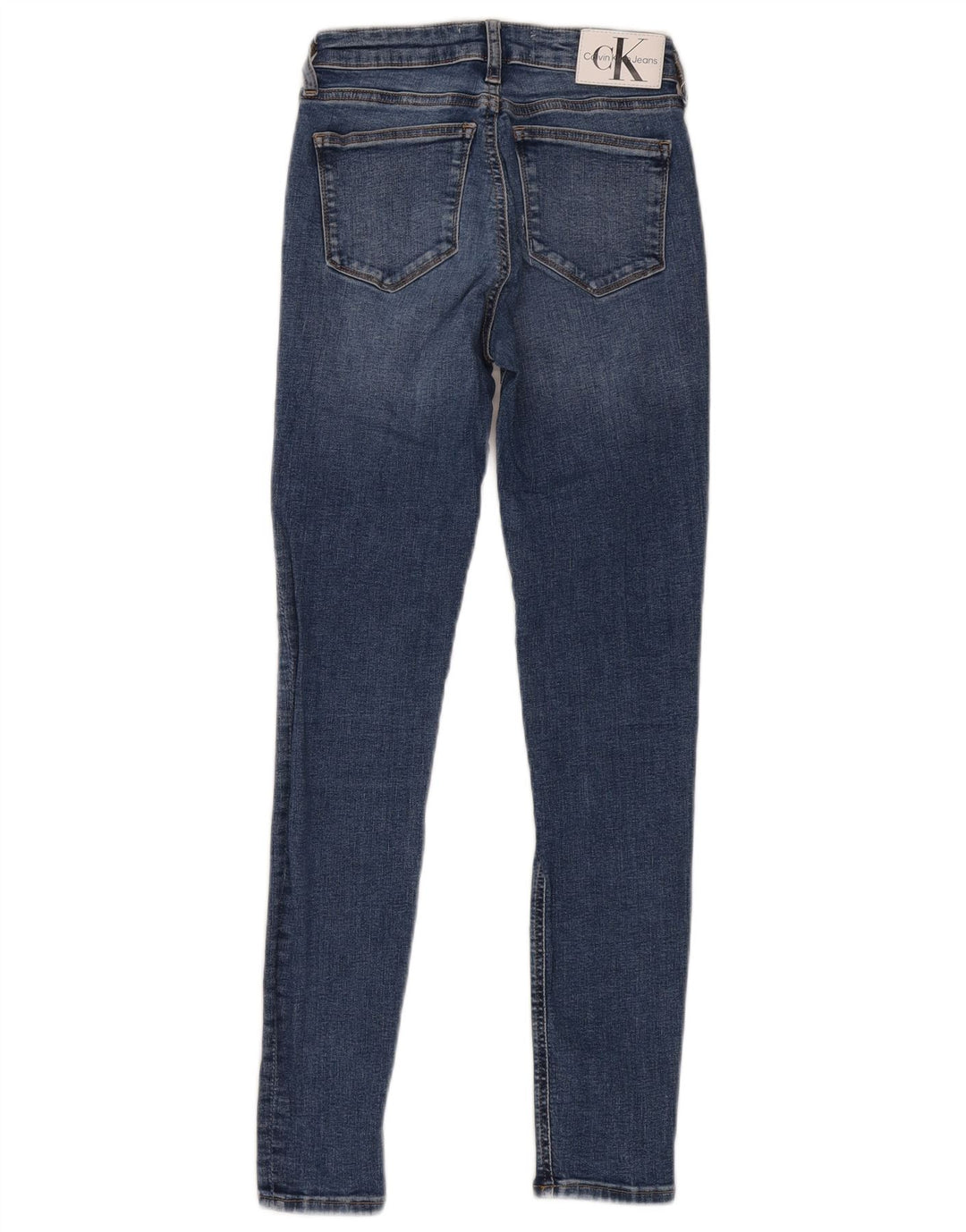 Calvin Klein Damen Skinny Jeans W25 L30 Blau