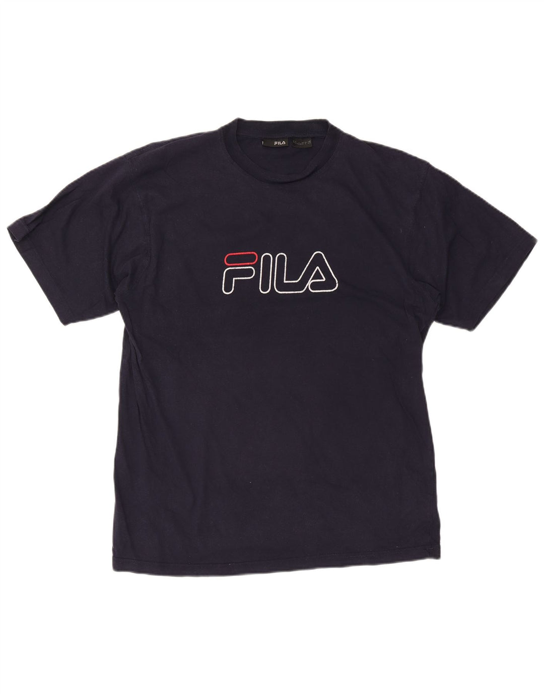 Fila Herren T-Shirt mit Grafik, Größe L, Marineblau