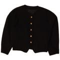 BOGNER Damen Crop 5 Button Blazer Jacke UK 18 XL Schwarz