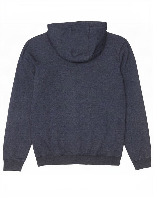 Quiksilver Jungen-Pullover mit grafischem Kapuzenpullover, 13–14 Jahre, marineblaue Baumwolle