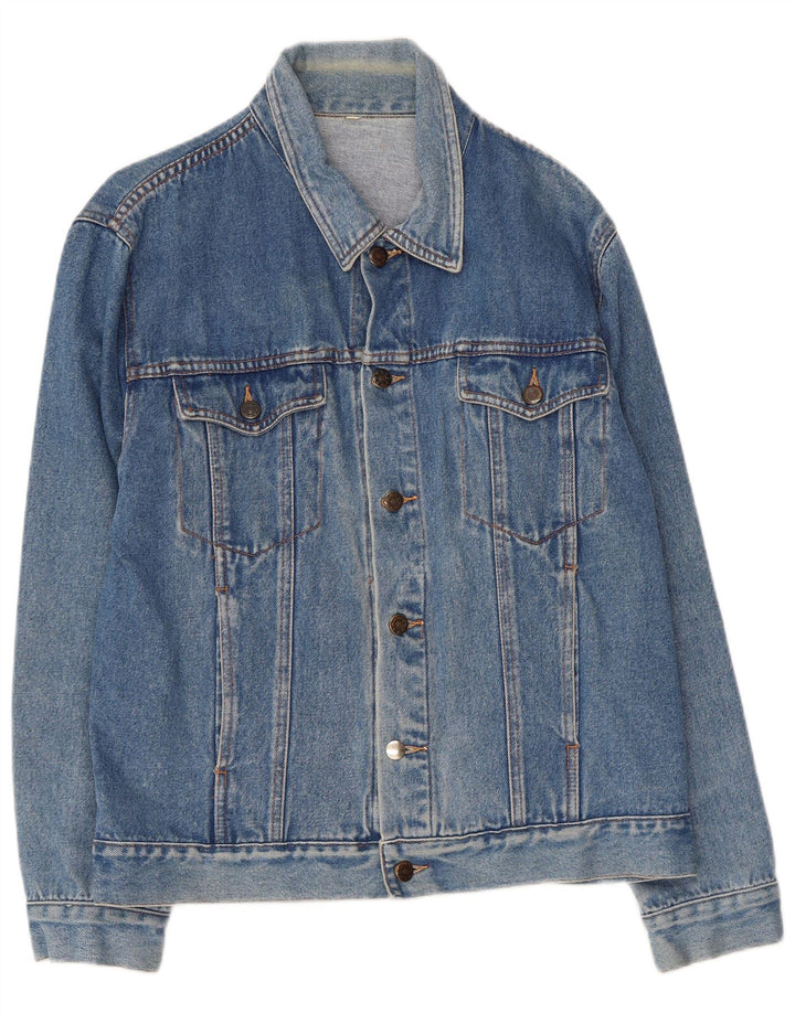 Vintage Herren Jeansjacke UK 38 Mittelblau