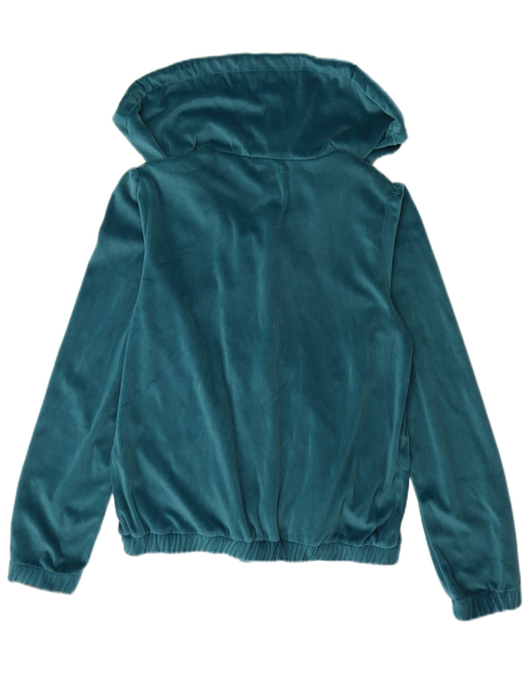 Killah Damen-Trainingsanzugoberteil aus Velours, UK-Gr. 14, Größe L, blau, Polyester