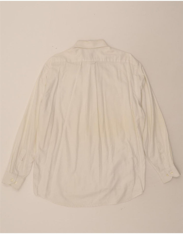LACOSTE Mens Shirt Size 42 Large White Cotton Vintage Lacoste and Second-Hand Lacoste from Messina Hembry 