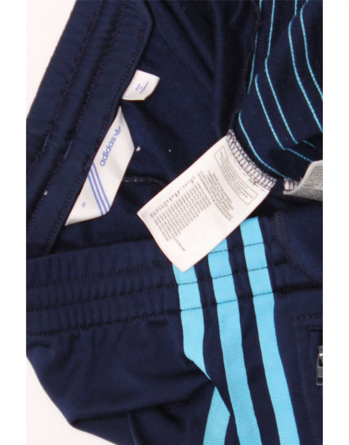Adidas Damen Trainingshose EU 36 Small Marineblau Polyester