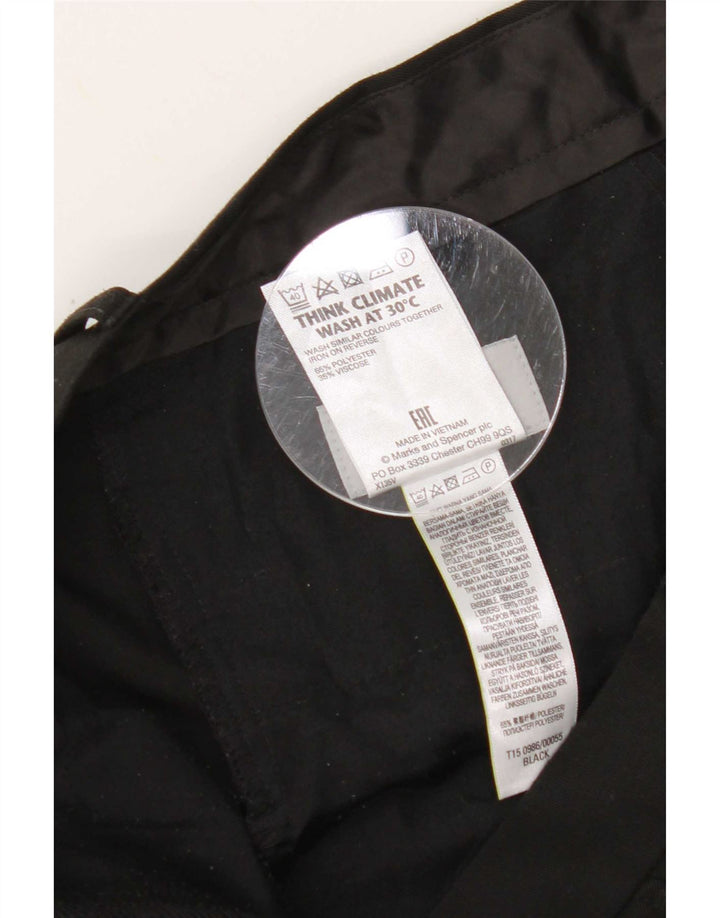 Marks & Spencer Herren-Freizeithose, normal, W36, L31, Schwarz, Polyester