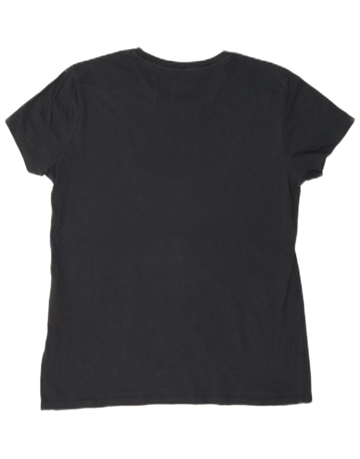 Levi's Damen-T-Shirt in Übergröße mit Grafik, UK 10, Größe S, Schwarz