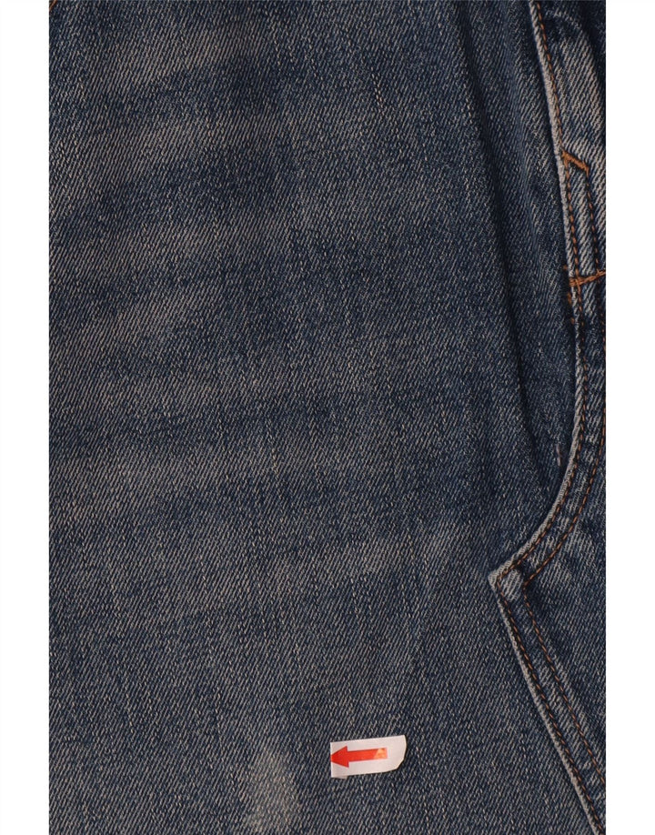 Zara Damen Jeansrock Small W26 Blaue Baumwolle