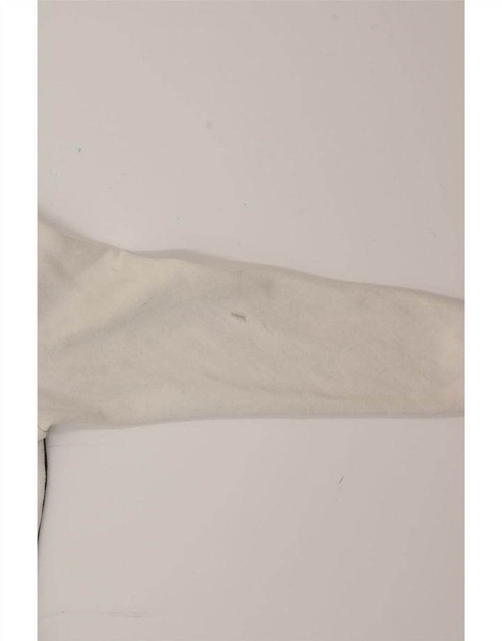 NIKE Herren-Sweatshirt mit Grafik, Größe S, Weiß, Farbblock-Baumwolle