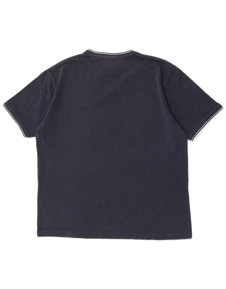 Kappa Herren T-Shirt Top 2XL Marineblau Baumwolle