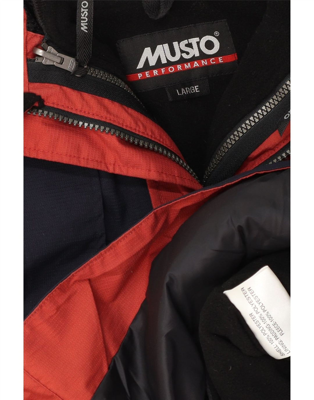 Musto Herren-Windbreakerjacke mit Kapuze, UK 40, Größe L, Marineblau, Polyester