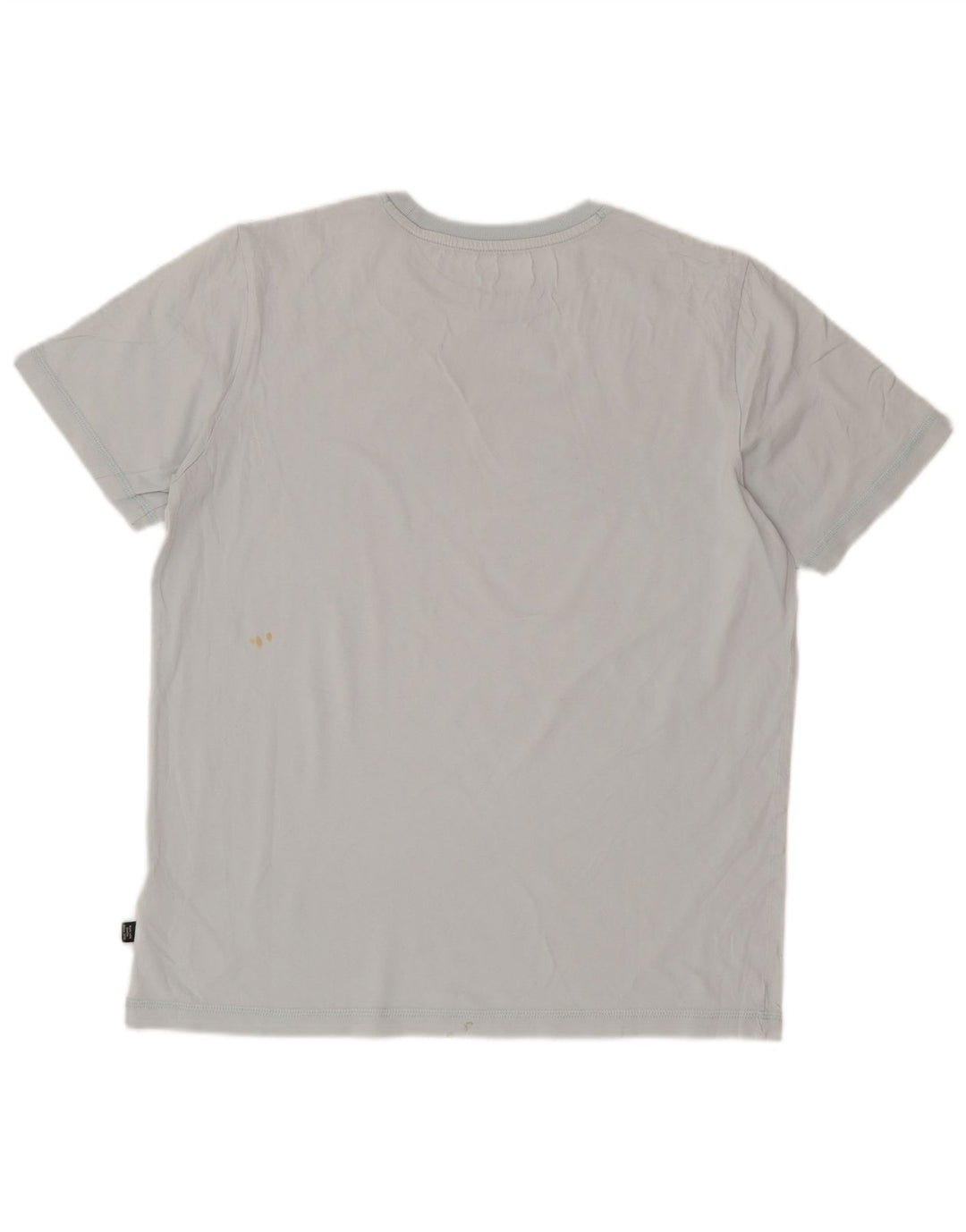 Puma Herren Grafik-T-Shirt-Oberteil aus mittelblauer Baumwolle