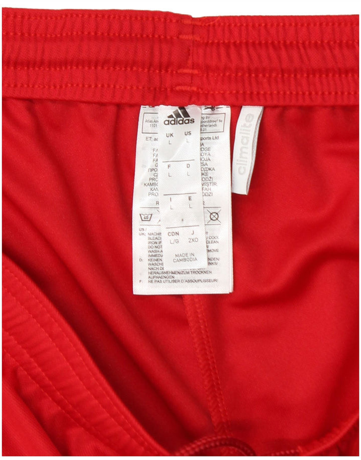 Adidas Herren Climalite Sport Shorts Großes rotes Polyester