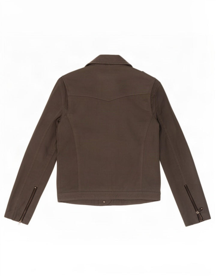 Kennedy Damen Militärjacke UK 14 mittelgraue Baumwolle