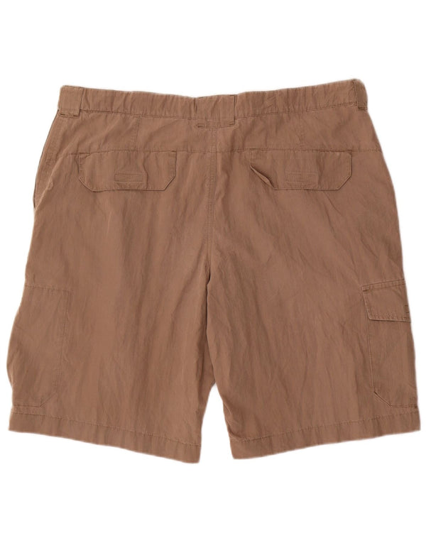 Marks & Spencer Herren Blue Harbour Cargoshorts W38 XL Beige Baumwolle