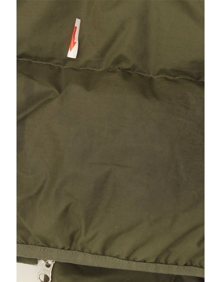 Nike Herren-Kapuzenjacke, wattiert, UK 38, Mittel-Khaki, Polyester