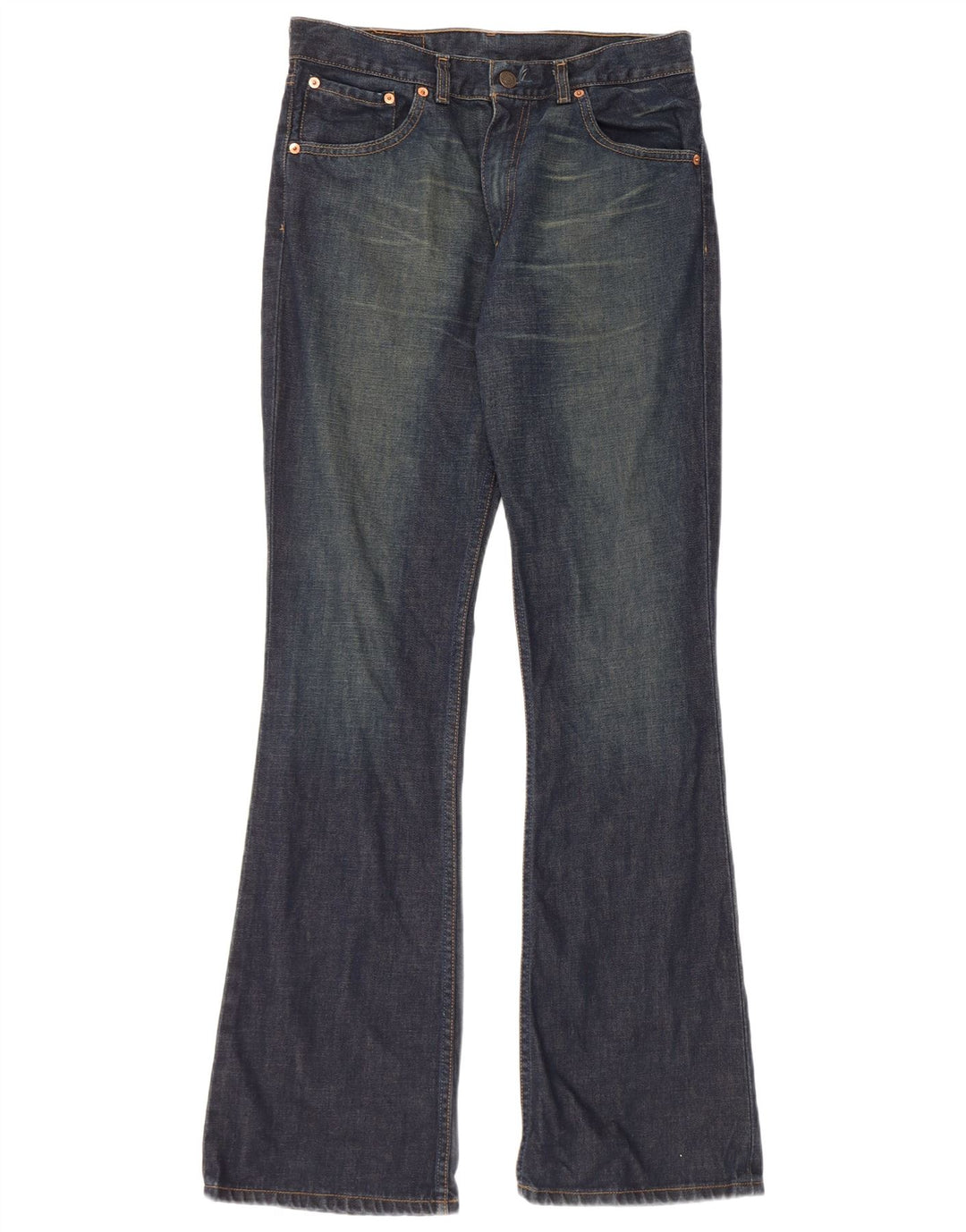 Levi's Damen 525 Bootcut Jeans W31 L34 Blaue Baumwolle
