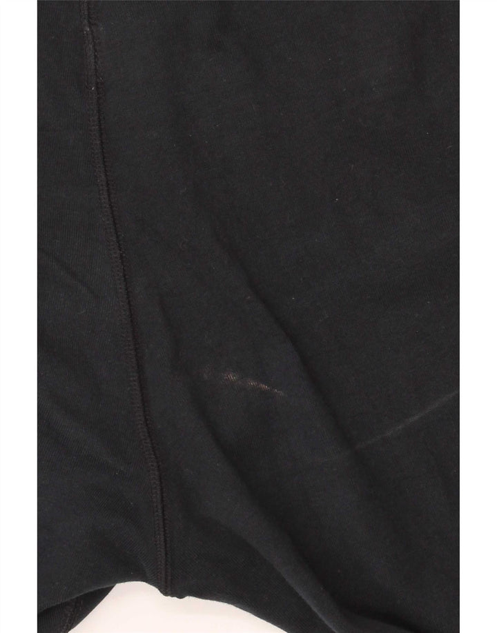 Nike Damen Leggings UK 10 Small Schwarz Colourblock Baumwolle