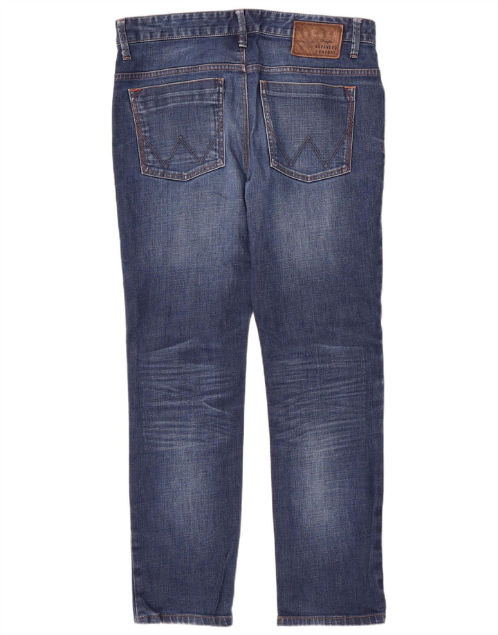 Wrangler Herren Slim Jeans W32 L30 Blau