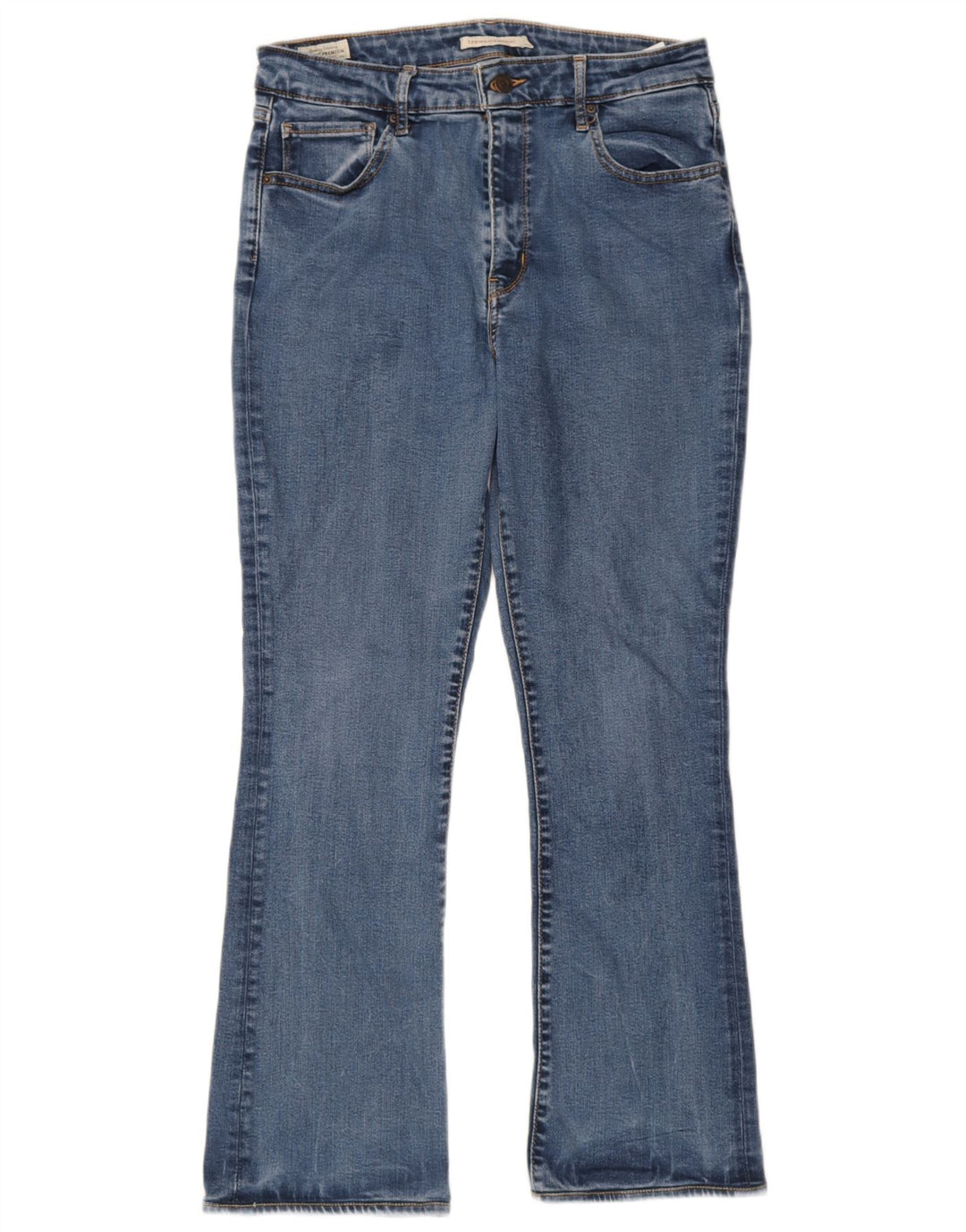 Levi's Damen 725 High Rise Bootcut Jeans W32 L32 Blau Lyocell