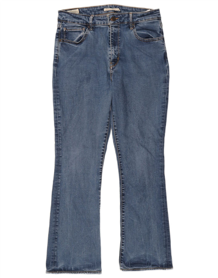 Levi's Damen 725 High Rise Bootcut Jeans W32 L32 Blau Lyocell