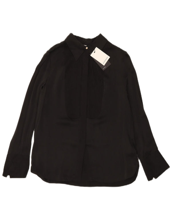 Autograph Damen-Formalhemd, UK 6, XS, schwarze Seide