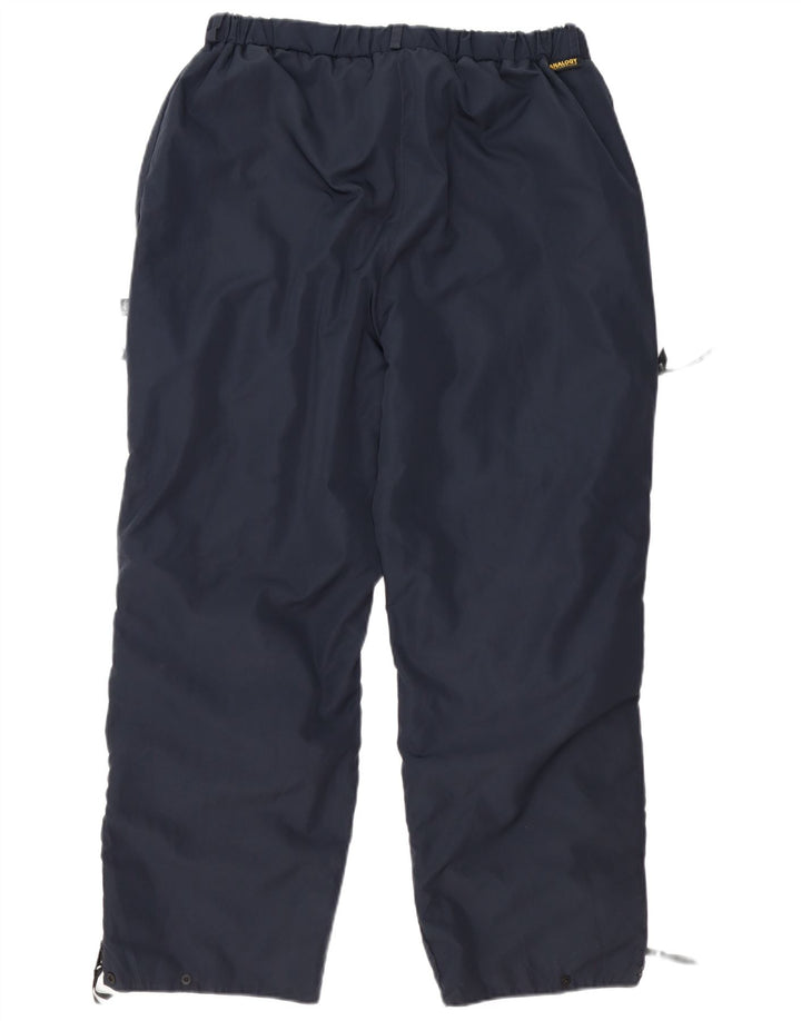 Vintage Herren Trainingshose XL Marineblau Polyester
