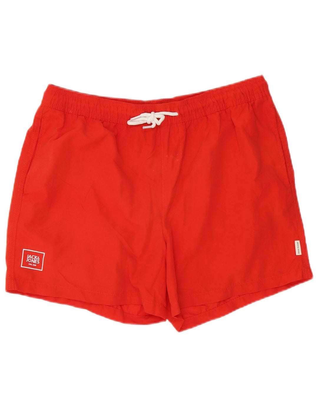 Jack & Jones Herren-Badeshorts, Größe L, Rot