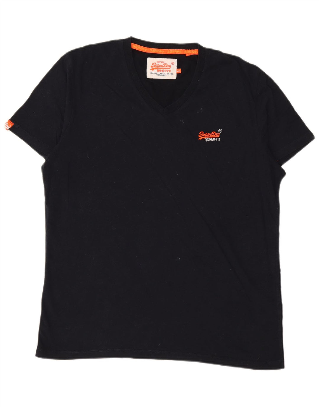 SUPERDRY Herren T-Shirt Top 2XL Schwarz