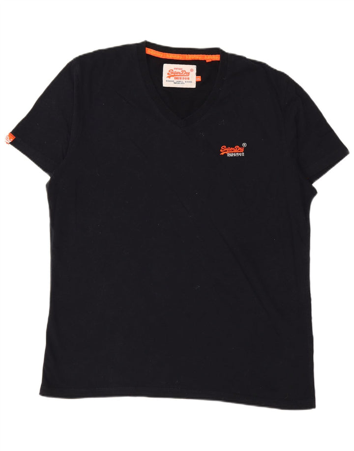 SUPERDRY Herren T-Shirt Top 2XL Schwarz