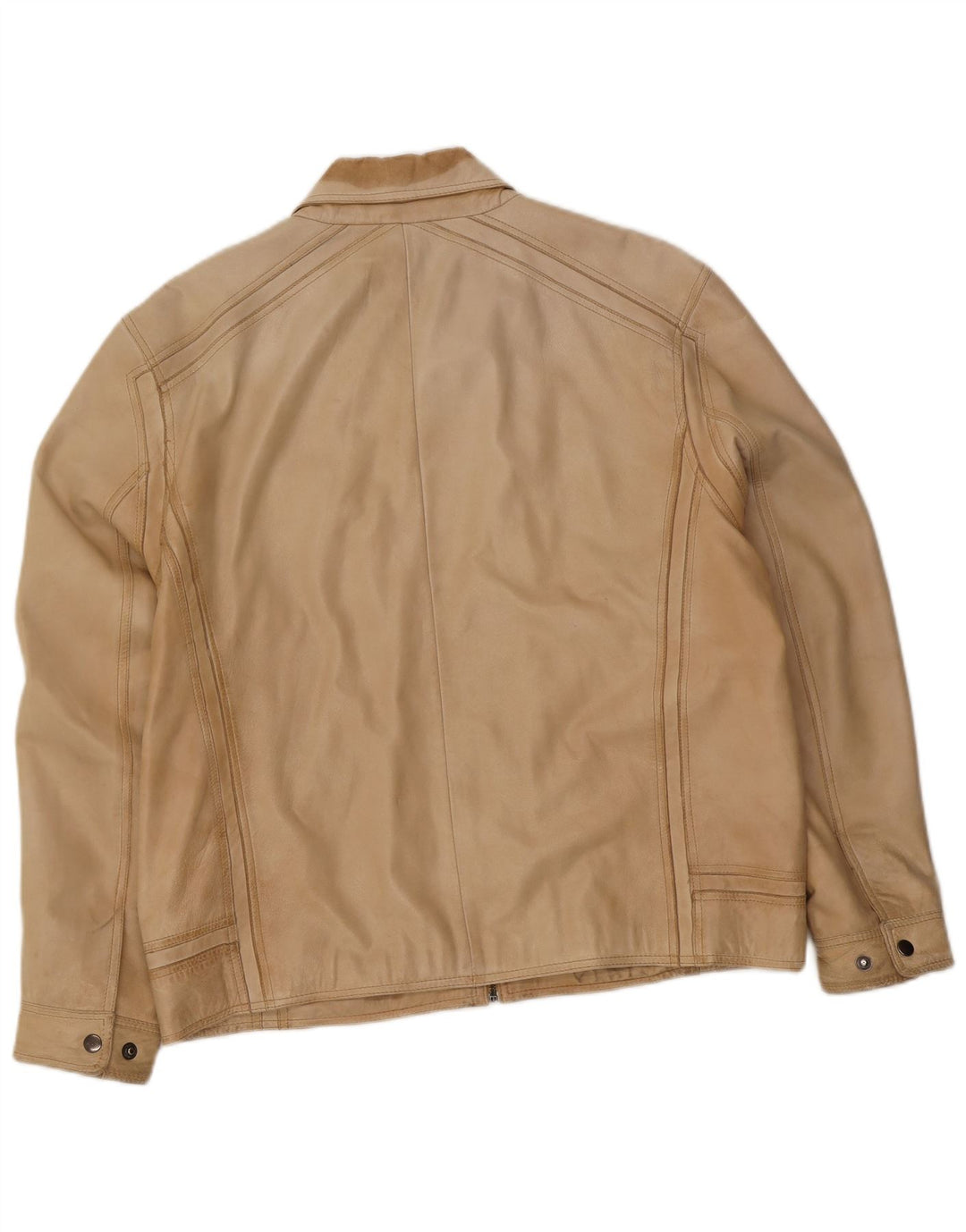 A.W.Dunmore Herren Lederjacke UK 40 Large Beige