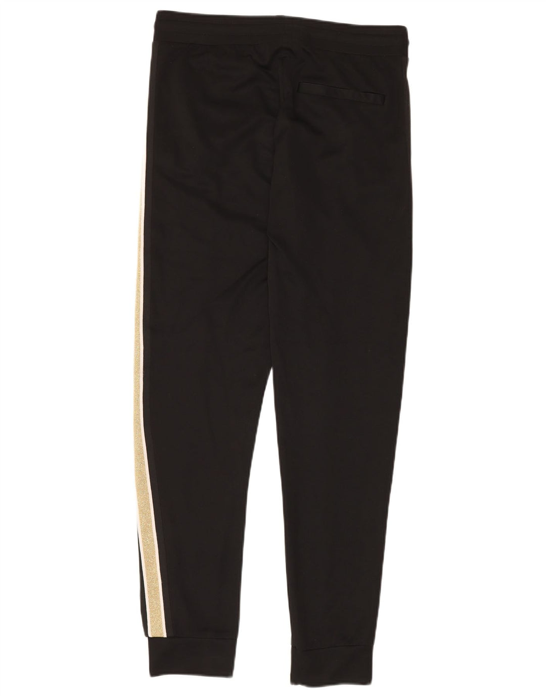 TRUE RELIGION Damen Trainingshose Jogger UK 14 Medium Schwarz