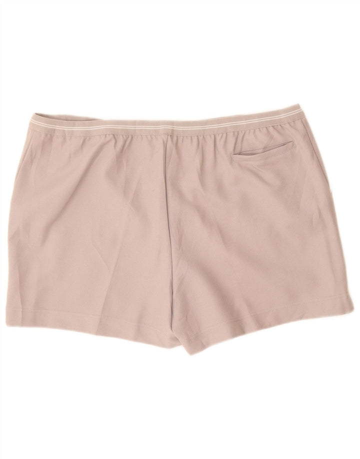 F.LLI Campagnolo Damen Chino-Shorts W40 2XL Grau Polyester