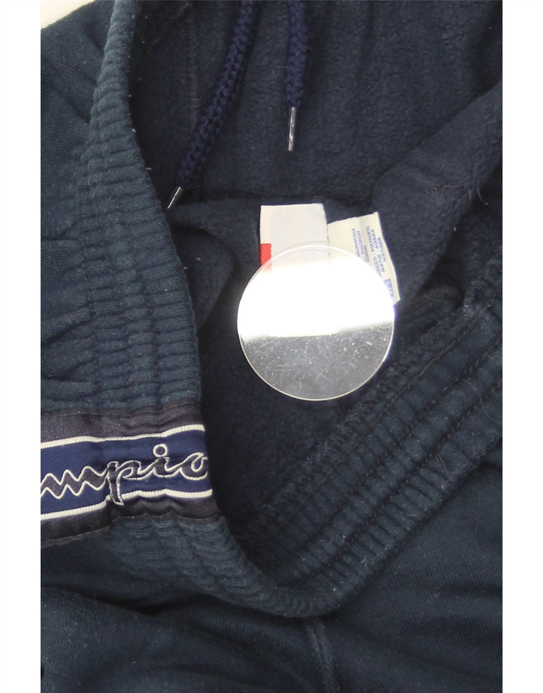 Champion Herren-Trainingsanzug mit Grafik, groß, marineblau, Baumwolle